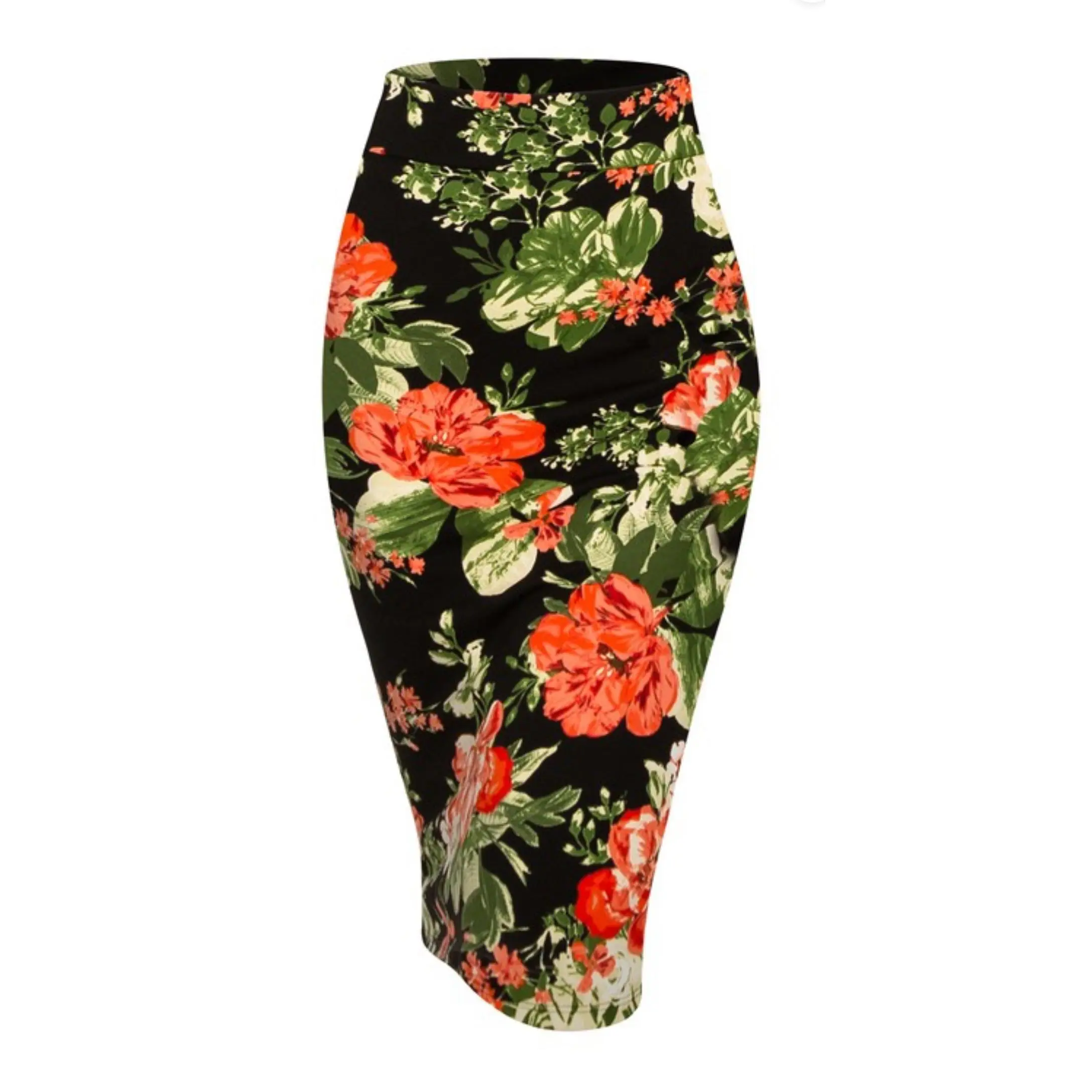 Rose Midi Pencil Skirt