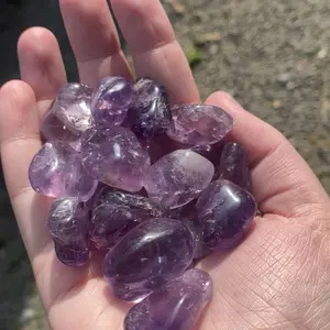 Amethyst crystal tumble
