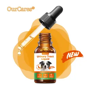 OurCares Urinary Tract Liquid Drops for Dogs (Chicken Flavor) – 60ml | With D-Mannose, Cranberry, Uva Ursi & Pumpkin Seed, Supports Bladder Health, Flushes Urinary Tract & Relieves Discomfort,GLB