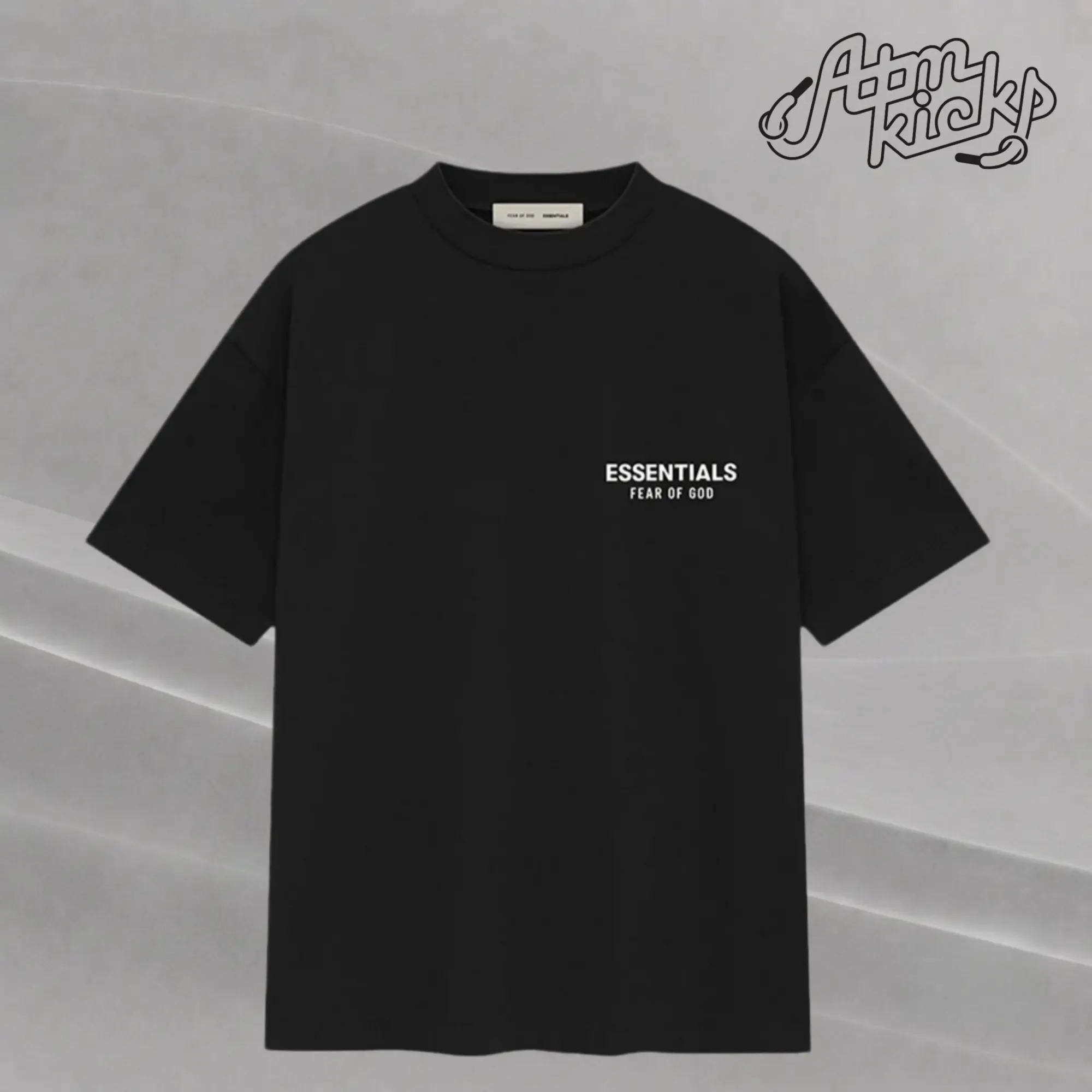 Fear of God Essentials Classic Short Sleeve Tee Jet Black Authentic Brand New Fashion Streetwear Hypebeast Limited Gift