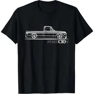 1967-1972 C10 Truck Silhouette C10 Truck Perfection Stance T-Shirt