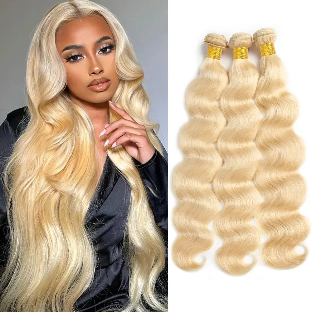 ISHOW 613 Bundles Blonde Body Wave Virgin Human Hair Extension Sew in Bundles 30inch 100% Virgin Human Hair Quick Weave In Stock Soft & Healthy