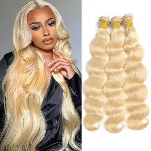 ISHOW 613 Bundles Blonde Body Wave Virgin Human Hair Extension Sew in Bundles 30inch 100% Virgin Human Hair Quick Weave In Stock Soft & Healthy