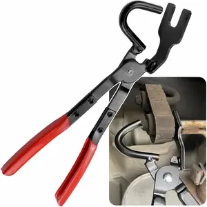 Exhaust Hanger Removal Pliers, High Carbon Steel Universal Exhaust Rubber Hanger Tool for Car & Truck Repair, Saves Time & Effort on Muffler Bracket Removal
