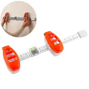 All-in-One Picture Hanging Tool with Built in Level and Magnetic Nail Compartment - Multifunctional Wall Decor Positioner & Frame Hanger - Precision Alignment System for Mirrors, Clocks, and Artworks