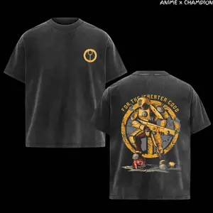 For the Greater Good Warhammer 40k Tau Empire T Shirt New Arrival Washed Fabric Soft Cotton Retro Style Sci Fi Tactical Design Must Have for Fans of Xenos Farsight and Battlesuit Lovers N