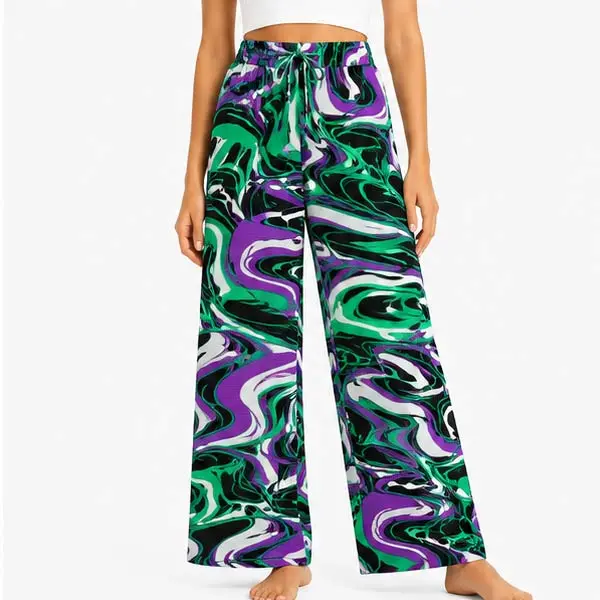 100% Polyester Pleated Abstract Print Knit Fabric, 58-59in Wide, Ideal for Apparel Sewing & Soft Furnishings Projects