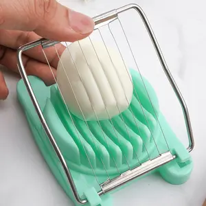 1pc, Egg Slicers, Egg Chopper, Stainless Steel Fruit Slicer for Salad, Fruit Cutter for Egg, Manual Food Slicer, Vegetable Silcer Kitchen Tool Gadgets, Cheap Stuff, Kitchen Accessories