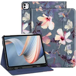 Fintie Multi-Angle Viewing Case for iPad Pro 13-inch (M5/M4 Chip, 2025/2024) with Pencil Holder and Document Pocket, iPadPro13 Durable Protective Case