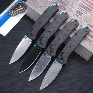 535 Folding Knife, Carbon Fiber Handle, Damascus Steel High Hardness Steel, Outdoor Camping, Driving, Fishing EDC Tool, Best Gift