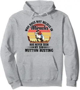 Mutton Busting Vest Rodeo Bull Riding Mutton Buster Pullover Hoodie - Margaritahe Shop 91B0CN4QLF7F