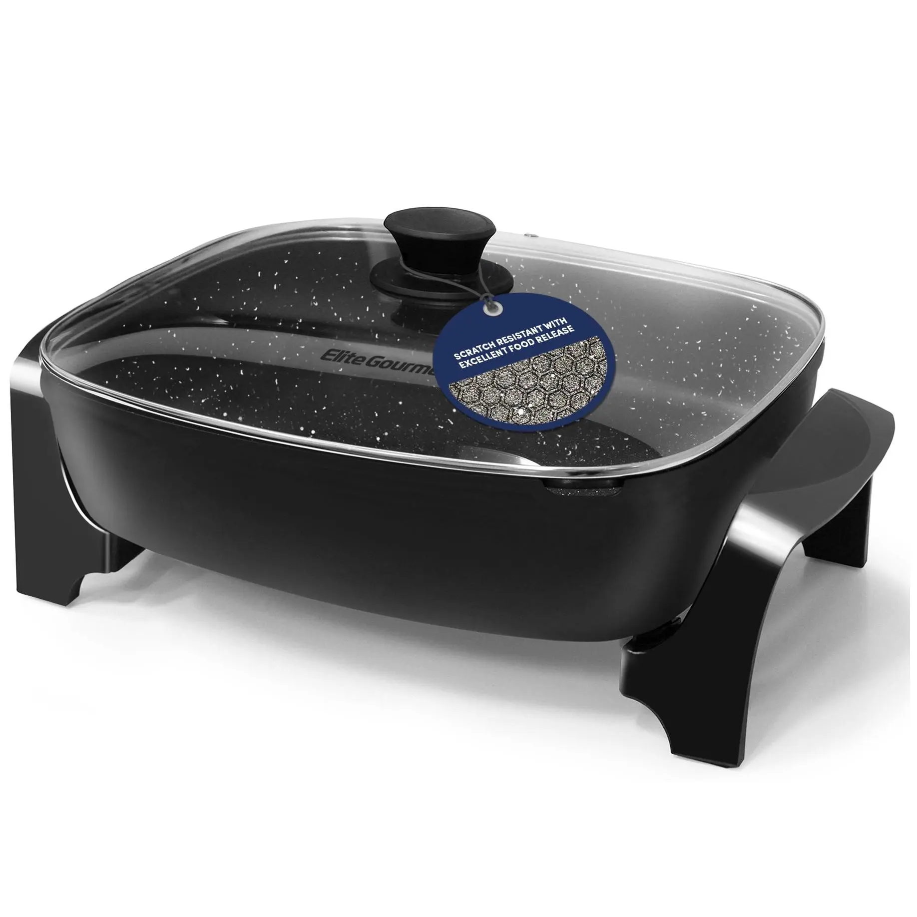 Elite Platinum 10 Qt. Jumbo Electric Skillet w/sy-Pour Spout Elite Platinum 10 Qt. Jumbo Electric Skillet w/sy-Pour Spout