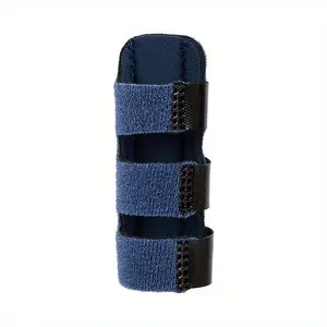 Adjustable Hand Support Finger Splint - Five-Toe Fixed Band for Sports, Durable Finger Stabilizer in Black, White, Blue & Beige, Comfortable Fit for Active Lifestyles, Finger Support Brace | Natural Recovery Style | Adjustable Fit