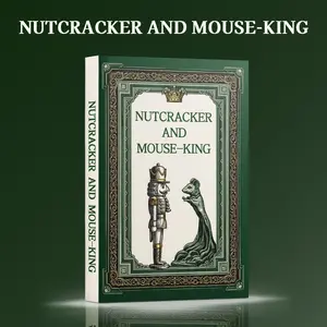 The Nutcracker and the Mouse King Book for Children, Classic Fairy Tale, Bedtime Story, Christmas Reading Gift