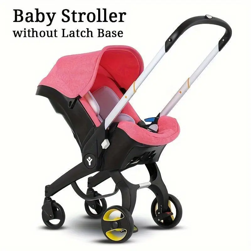 (No Base) Folding Newborn Stroller -Baby Stroller,tweight, Traveling, 4-Wheel, Alloy Metal, Foldable Legs, Chest Clip, 1-Click Contraction, Adjustable Bassinet,Lightweight Strollers