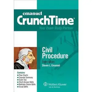 USED-Emanuel Crunchtime for Civil Procedure by Emanuel, Steven L. (Paperback)