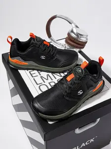 HOBIBEAR Wide-Toe Spring/Autumn Retro Thick-Sole Sport Shoes Sporty Running Shoes with Grip for Men's Running & Casual Wear