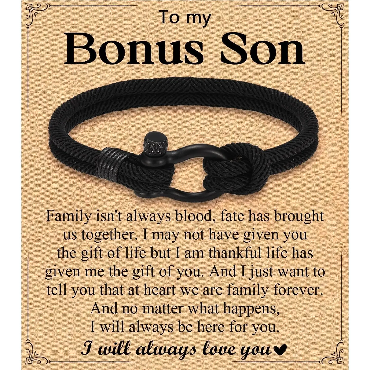 to My Boys Bracelet Gifts for Son Brother Grandson Nephew Guy Friends, Valentines Birthday Graduation Day Christmas Easter Gifts for Teenage Boys Men