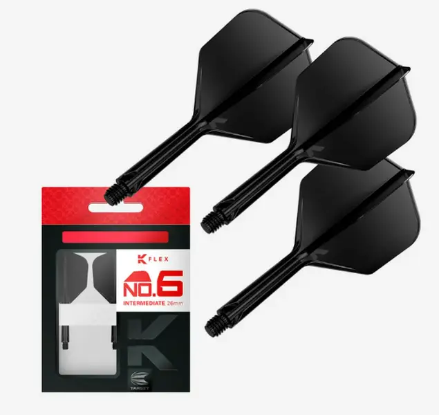 Target Darts K-Flex Shape No.6 - Intermediate Black