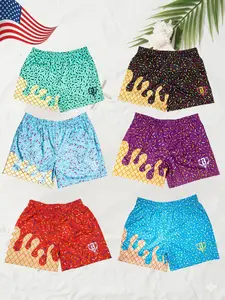 Baseball Lifestyle 101 Ice Cream Shorts – Summer Athletic Mesh Shorts | Fun Baseball Streetwear Performance Shorts