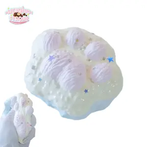 [WenQing Taba Squishy] Handmade taba squishies/cat claw cake squishy toys full silicone reborn squishy, fidget toys, taba squishy, cat claw cake 197g, Gifts for Girls & Boys