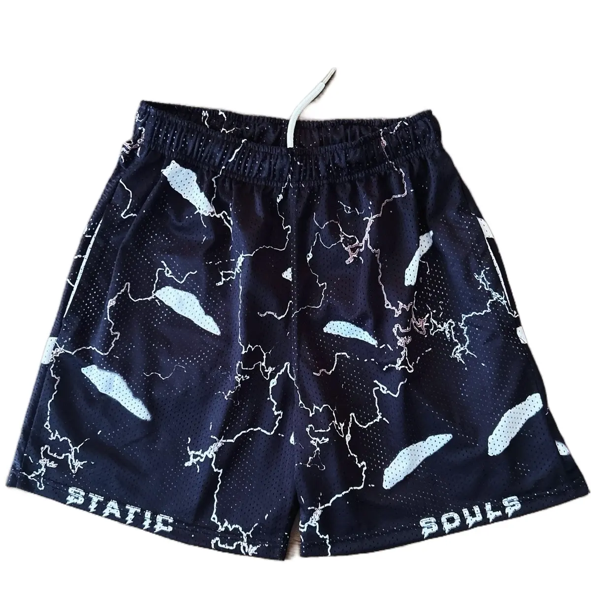 Static Souls Breathable 5.5 Inseam Lightning Mesh Shorts Static Souls Breathable 5.5 Inseam Lightning Mesh Shorts
