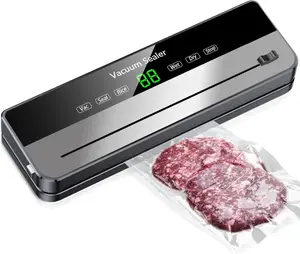 Food Vacuum Sealer Machine with Cutter Automatic and Manual Sealer Dry Moist Food Modes vacuum sealer-Classic 2 silicone ice food vacuum