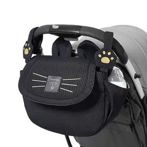 Sunveno Stroller Organizer Diaper Bag Large Capacity Universal Stroller Bag Travel Bag