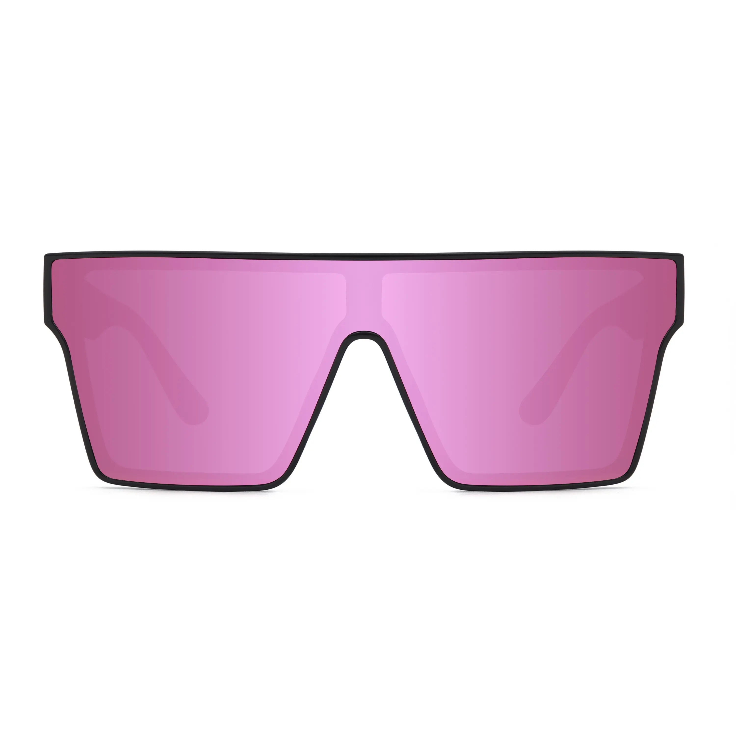 innsol Eyewear Sydney 110102 for Unisex - Stylish Pink Lens Sunglasses with Black Frame