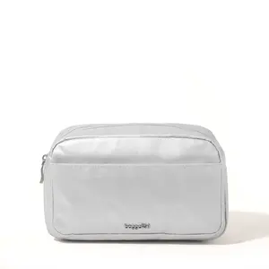 baggallini Women's Pocket Cosmetic Bag with Brush Organization