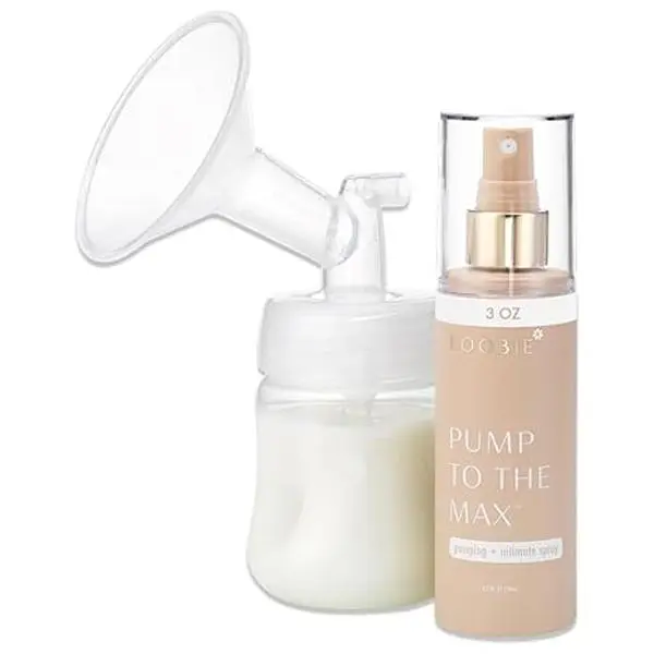 Boobie* Superfoods Pump to the Max Pumping Spray, 3 oz, Increase Milk Supply, Hands-free Breast Pumping Spray