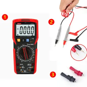 Smart Touch Screen Multimeter   UNI-T UT89X/UT89XD/UT333+/UT333 B+/UT33D+multimeter digital high-precision mini pocket anti burn voltage test resistance test temperature battery test separately sent probe crocodile clip pair