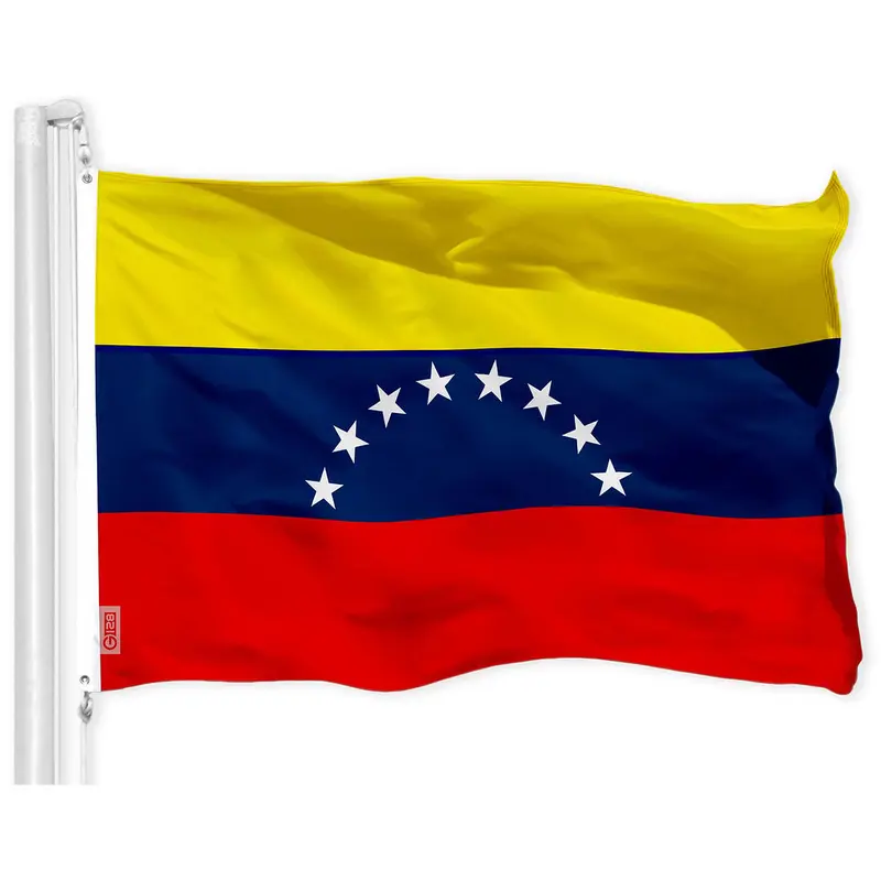 G128 Venezuela Venezuelan Flag | 3x5 feet | Printed 150D - Indoor/Outdoor, Vibrant Colors, Brass Grommets, Quality Polyester, Much Thicker More Durable Than 100D 75D Polyester
