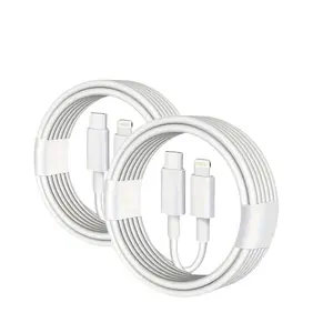 USB-C to Lightning Fast Charging Cable, 2 Pack or 5 Pack, Compatible with iPhone 14/13/12/11 Pro Max Mini Plus, Durable High-Speed Data Transfer, Smartphone