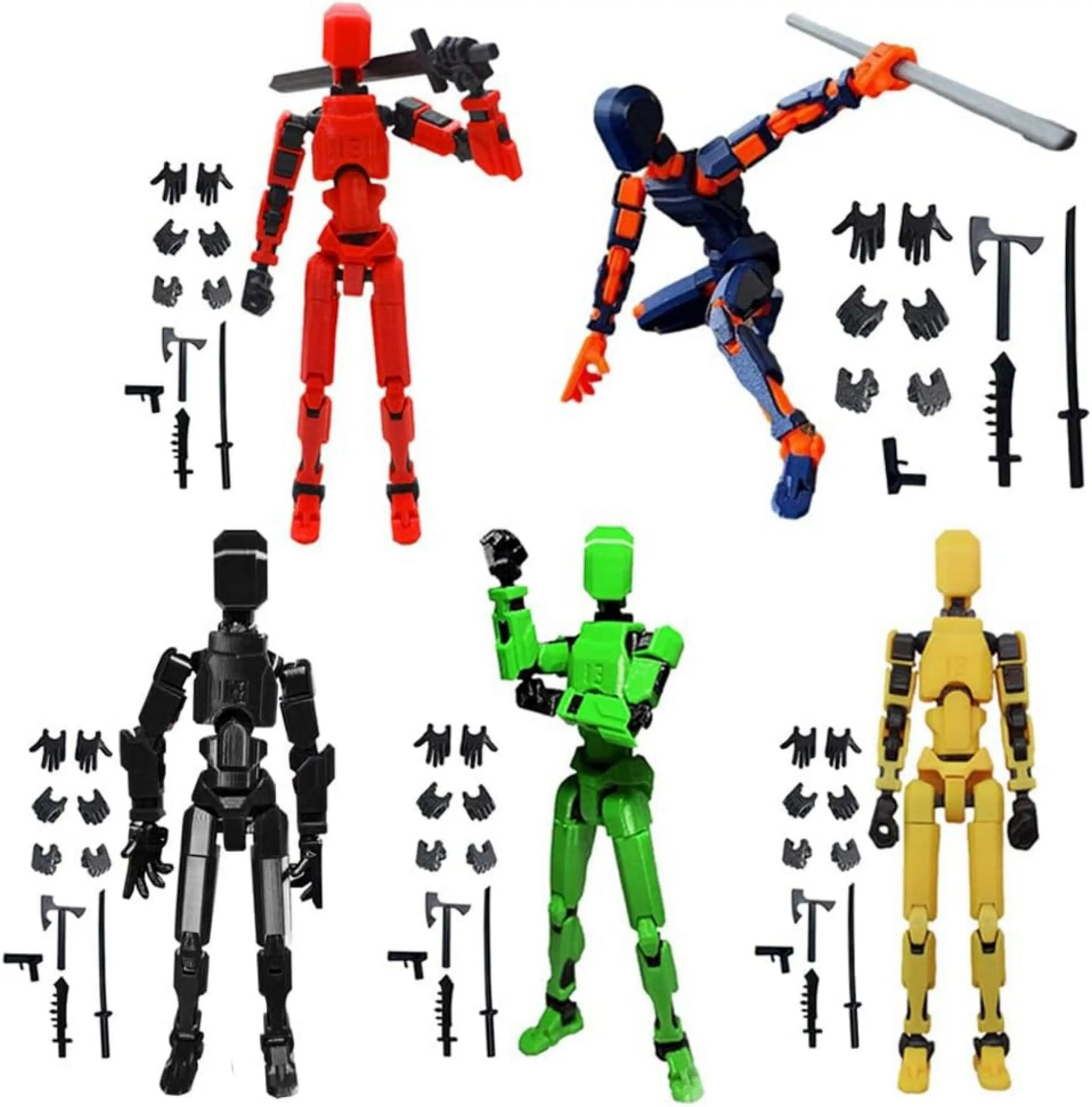 2026 Latest Style 13 Lucky Puppet Joints Can Move DIY Doll Generation Dummy Doll DIY Body Decompression Tabletop Display