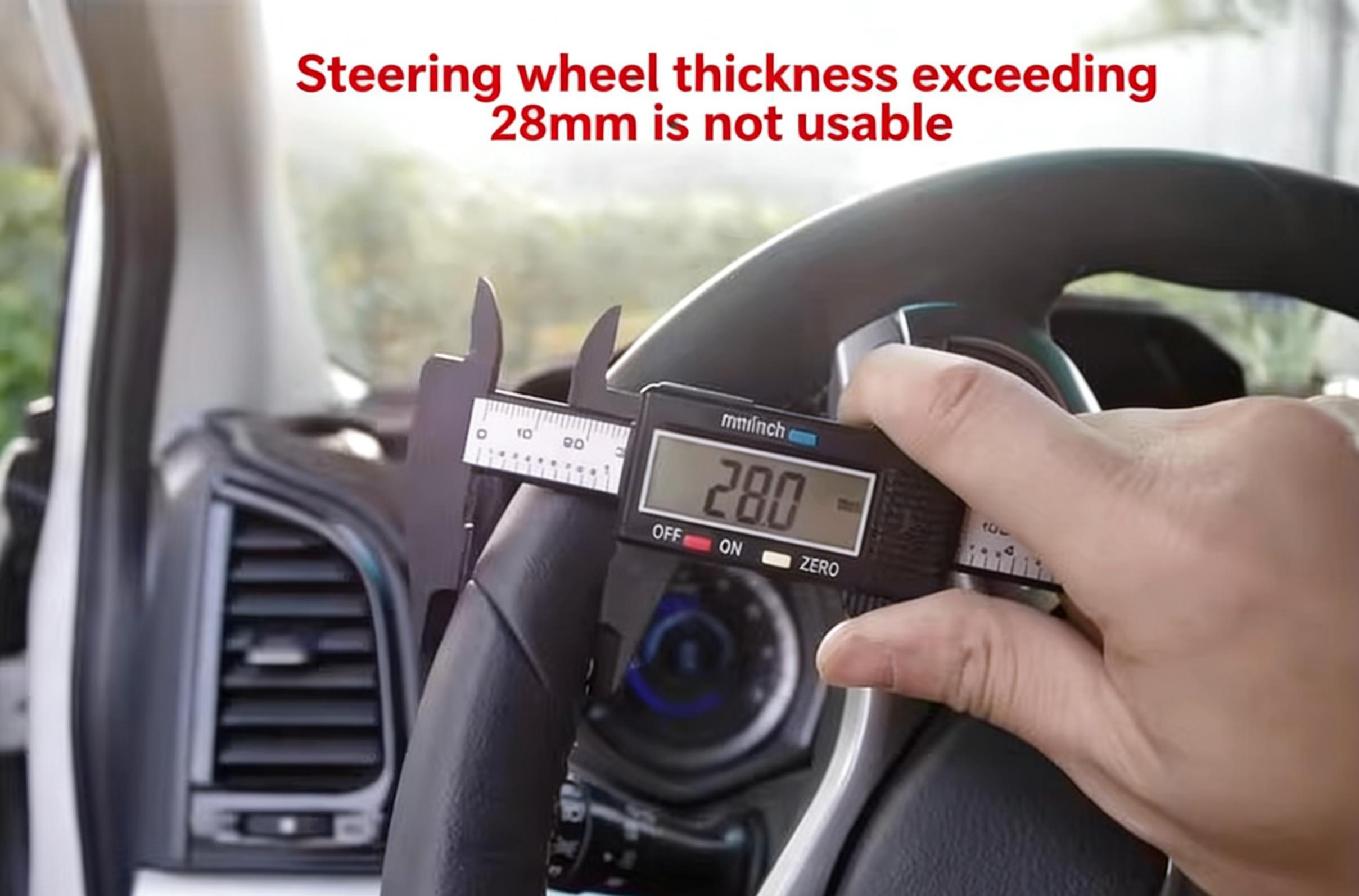 Steering Wheel Spinner Knob with Compass, 360° Rotation Car Steering Wheel Booster, Easy Install Universal Car Accessory for Effortless Turning, Must-Have for Drivers & Car Enthusiasts