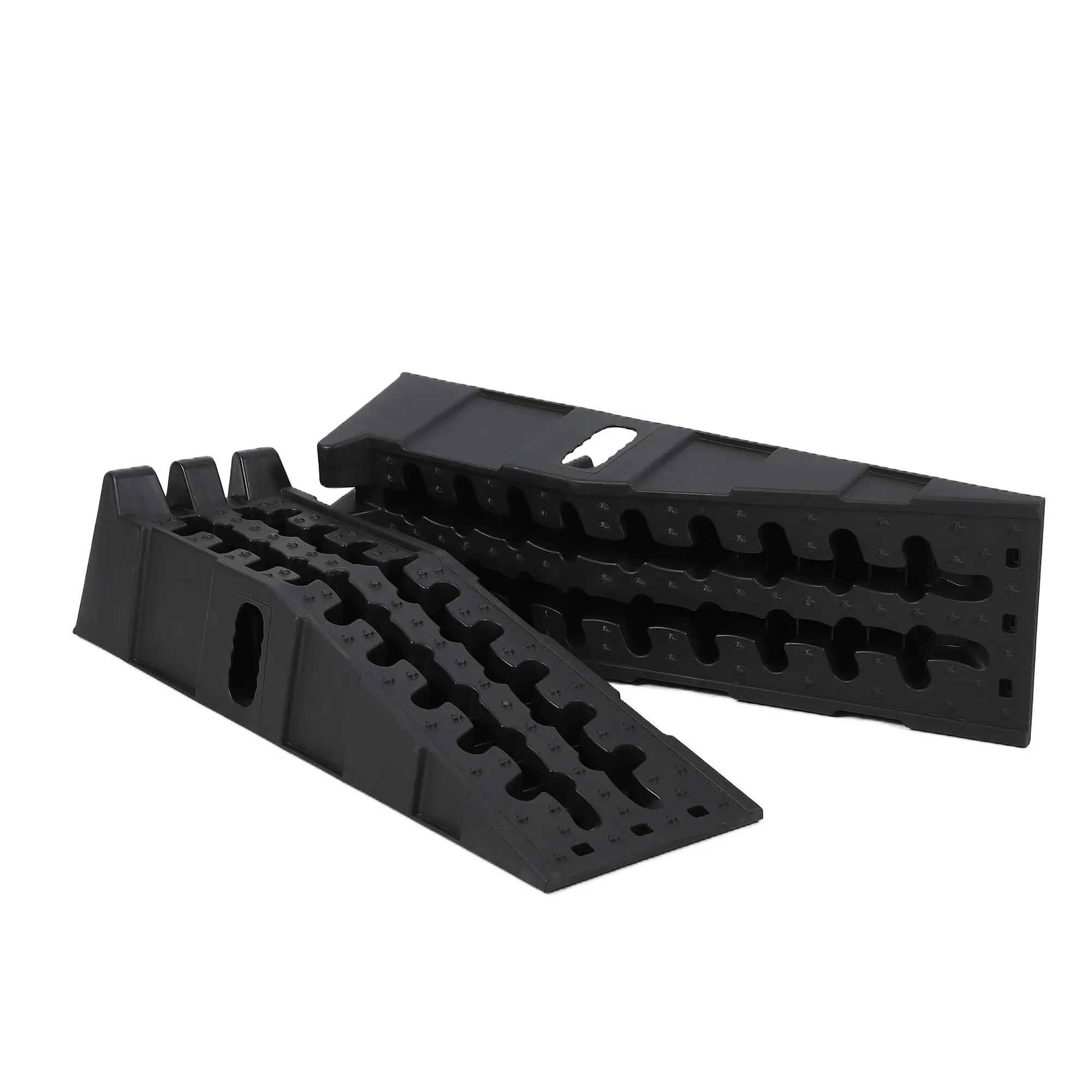 Garvee 2 Pack Heavy Duty Car Ramps for Oil Changes, 5 T (12,000 LB) Capacity, 6.7 in High Lift Vehicle Service Ramps, Non-Slip & Weather Resistant, for Home Garage Use