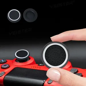 Universal Silicone Thumb Grips Caps for PS5 PS4 PS3 Xbox Series X S Xbox One 360 Switch Pro Controller, Anti-Slip Anti-Scratch Analog Joystick Protective Covers