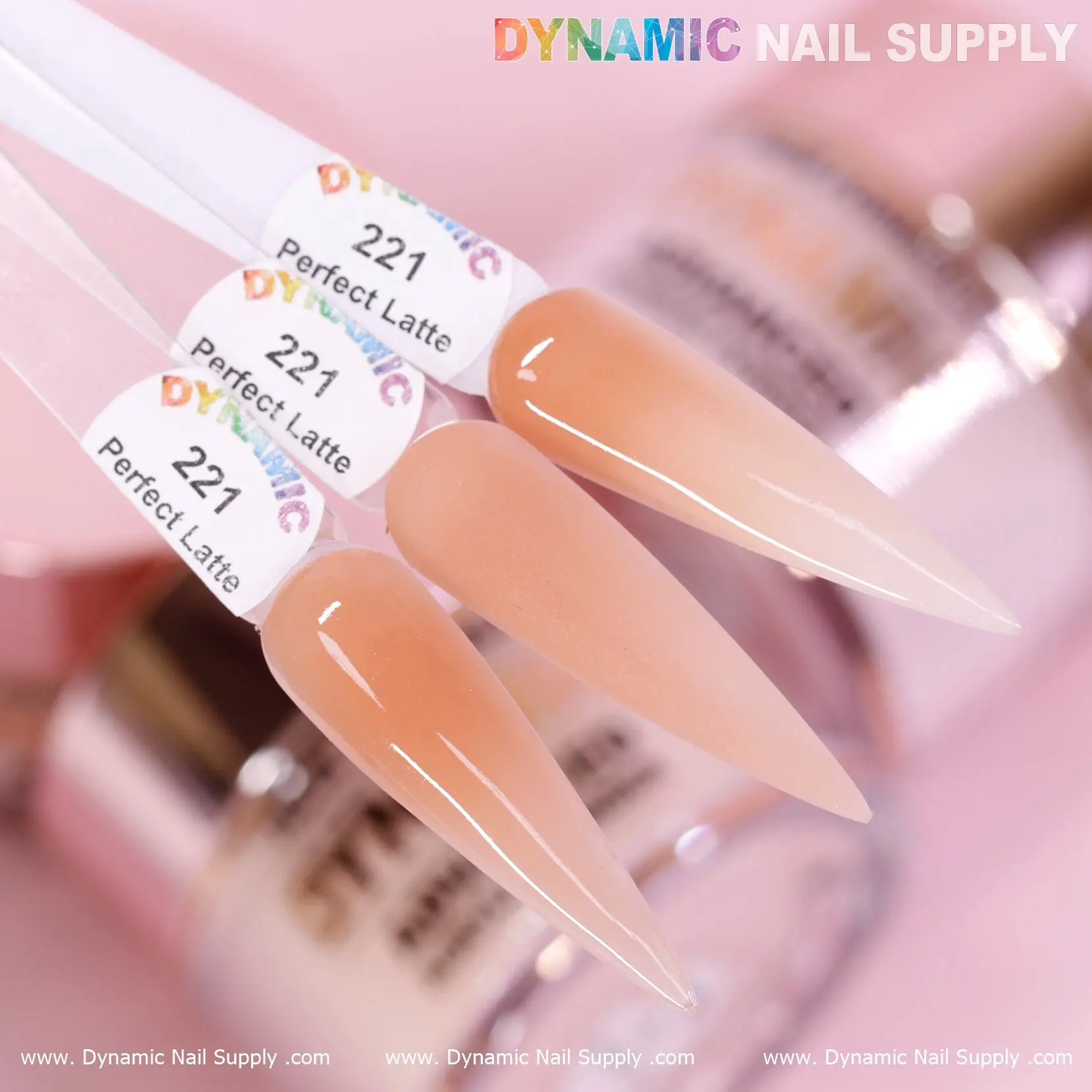 Perfect Latte - Nude Acrylic Powder (#221) Brown tone cover acrylic for any skin tones