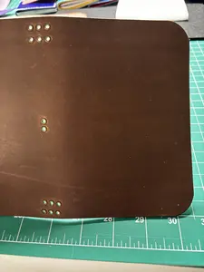 A6 - (Tannery Brand) Chocolate (Stamp)Leather Journal Wrap -See images