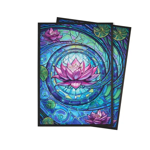 Arcane Fortress Standard Card Sleeves: Stained Glass - Blossom Grace