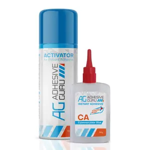 Super CA Glue with Activator - 3.5 oz & 13.5 fl oz - ADHESIVE GURU - AG240
