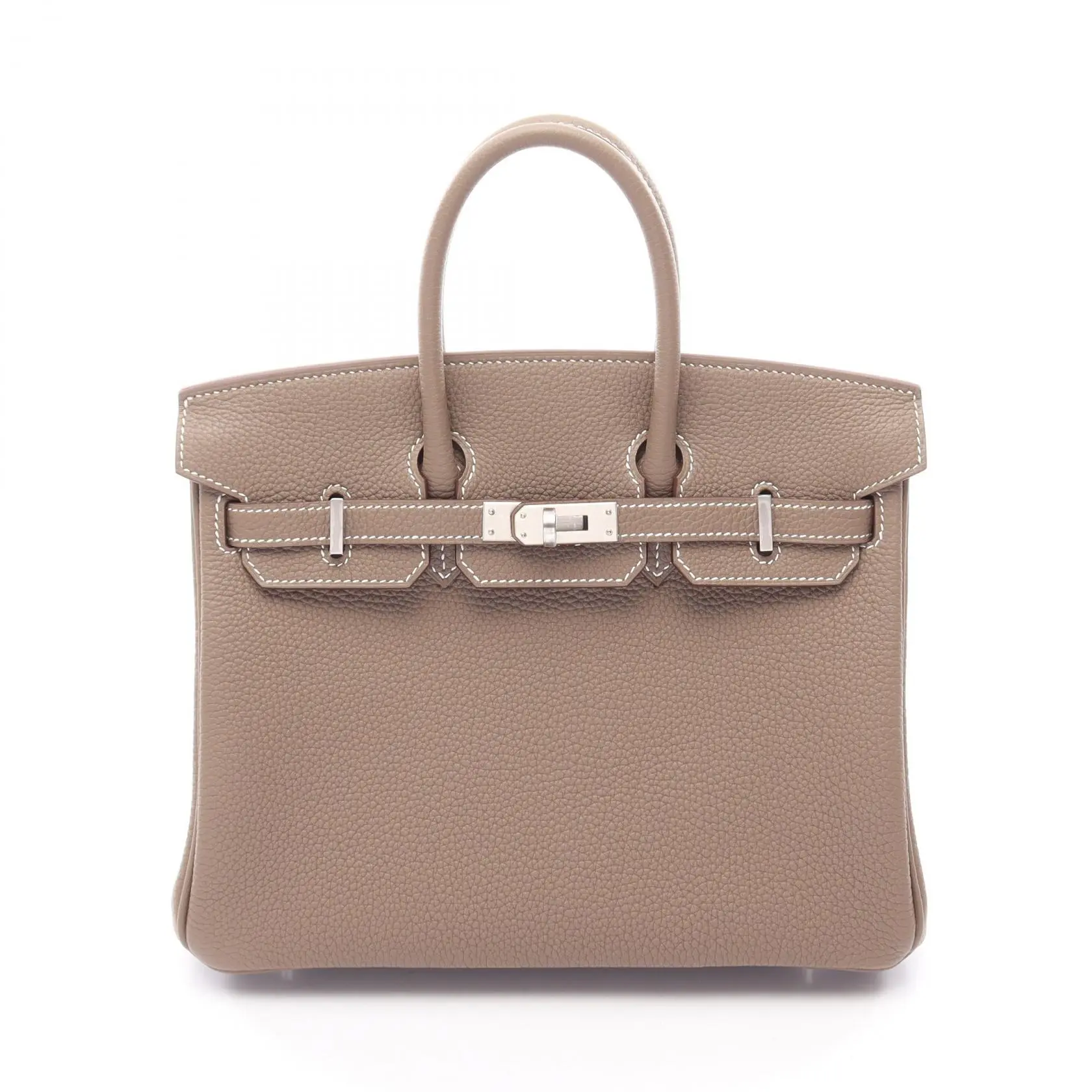 Pre-owned HERMÈS Calfskin Shoulder Bags Hermes Birkin25 Togo