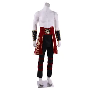 Role-playing costume, pants set, game Liu Kang role-playing adult costume, game set, Fantasy Costume