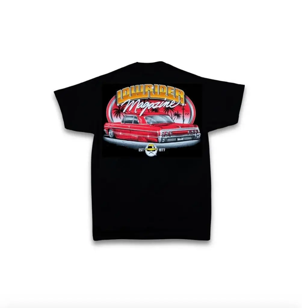 Lowrider 64 Scrapin Red Chevy Impala T-Shirt