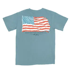 Old Glory Comfort Color Ice Blue Crewneck