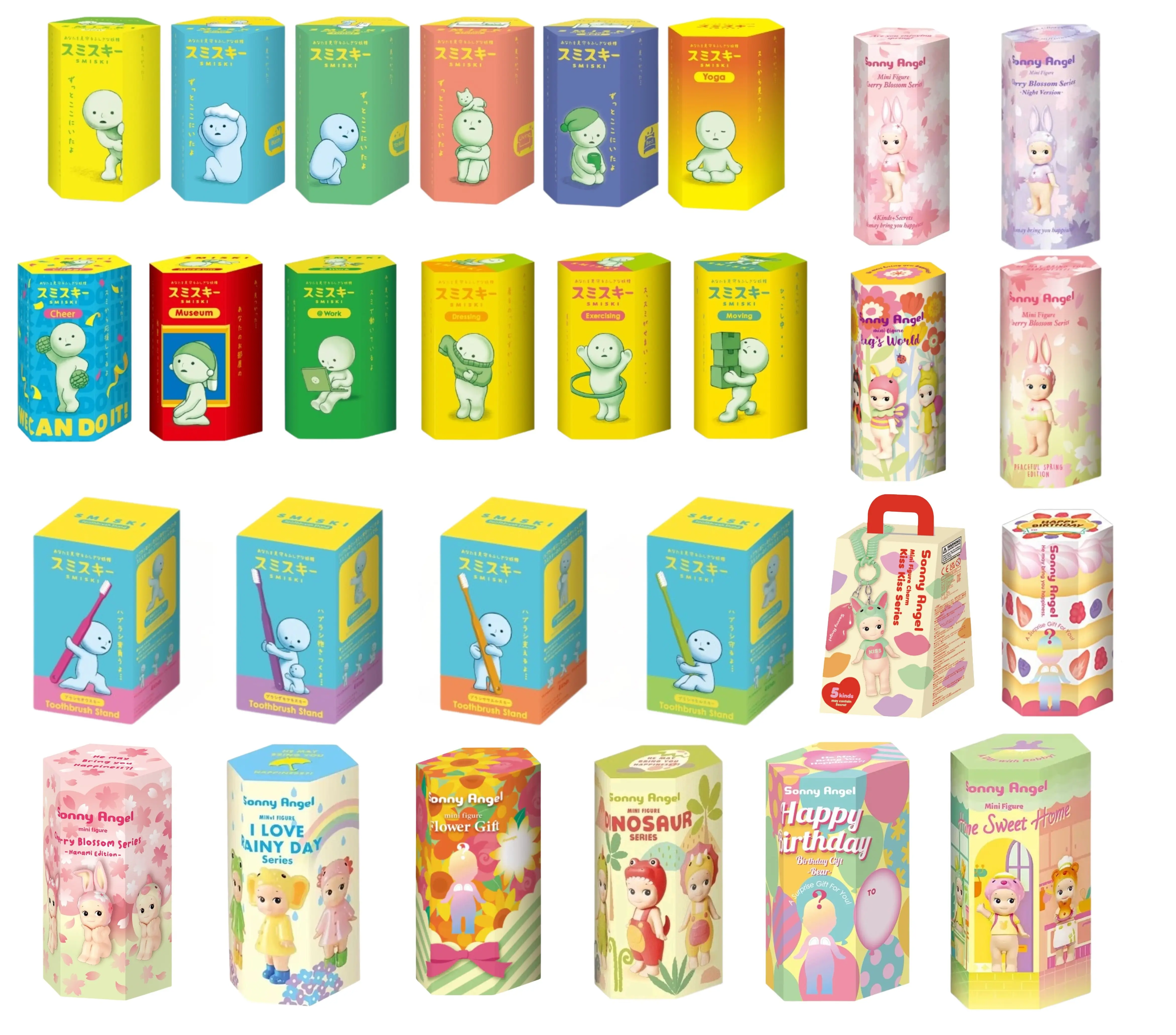 [Real Photo] Limited Smiski Sunday Series –Toilet, Bathroom , Hipper Blind Box Figure Glow in the Dark Ornament Collection Decoration Gift