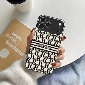 Streetwear Typography Pattern Phone Case 🛹 "Never Give Up" Monogram Cover | Cool Urban Fashion for iPhone/Galaxy---975