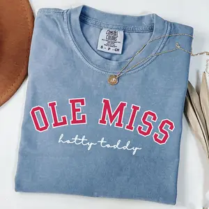 Ole Miss Comfort Colors Shirt, College Game Day Apparel, Ole Miss Gift