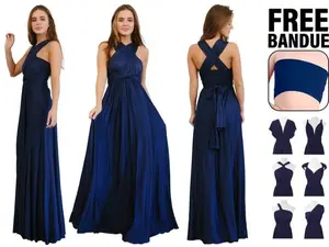 Fall Bridesmaid Dress Burnt Orange Dress - Mustard Dress - Pumpkin Spice Dress Infinity Dress Convertible